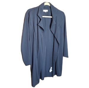 Fownd Dark Grey Open Blazer Jacket Size Medium